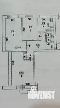 3-к квартира, вторичка, 66м2, 3/9 этаж