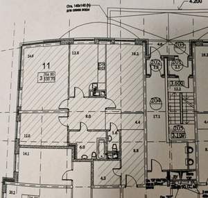 3-к квартира, вторичка, 102м2, 2/25 этаж