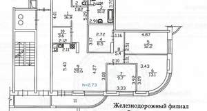 4-к квартира, вторичка, 117м2, 2/25 этаж