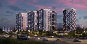 Студия квартира, строящийся дом, 30м2, 21/25 этаж