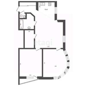 3-к квартира, вторичка, 78м2, 17/25 этаж