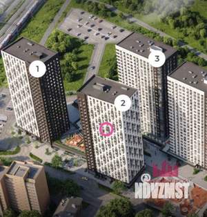 2-к квартира, вторичка, 35м2, 14/25 этаж