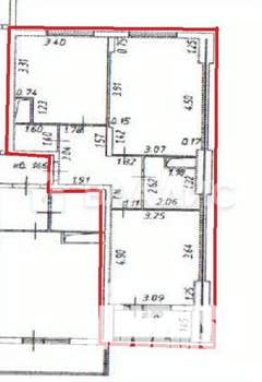 2-к квартира, вторичка, 65м2, 7/25 этаж