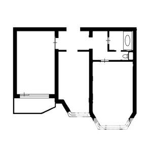 2-к квартира, вторичка, 58м2, 21/25 этаж